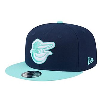 Men's New Era Navy/Turquoise Baltimore Orioles Two-Tone Color Pack 9FIFTY Snapback Hat
