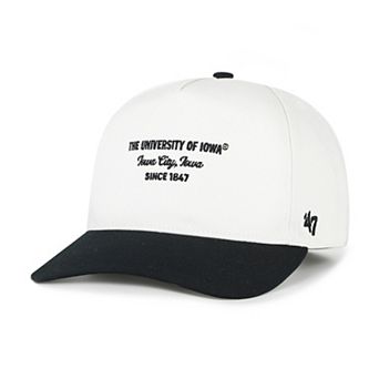 Men's '47 White Iowa Hawkeyes Contemporary Basics Two-Tone Hitch Adjustable Hat