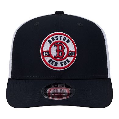Men's New Era Navy Boston Red Sox Active 9SEVENTY Adjustable Trucker Hat