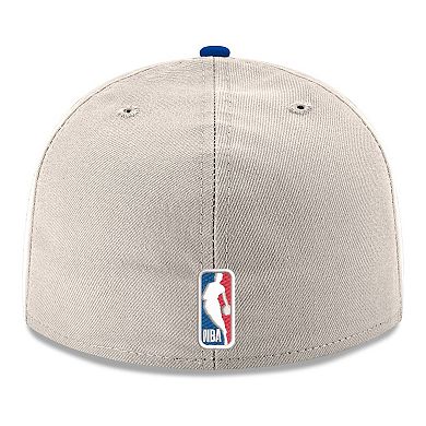 Men's New Era Gray/Royal Philadelphia 76ers Chrome Two-Tone 59FIFTY Fitted Hat