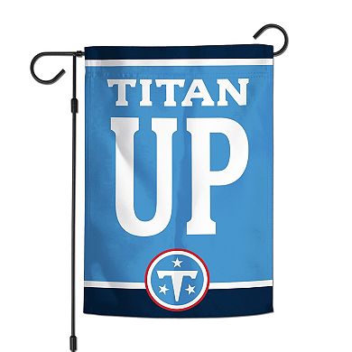 WinCraft Tennessee Titans 12" x 18" Wordmark Double-Sided Garden Flag