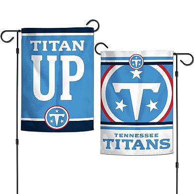 WinCraft Tennessee Titans 12" x 18" Wordmark Double-Sided Garden Flag
