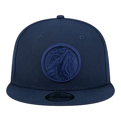 Men's New Era Navy Minnesota Timberwolves Tonal Color Pack 9FIFTY Snapback Hat
