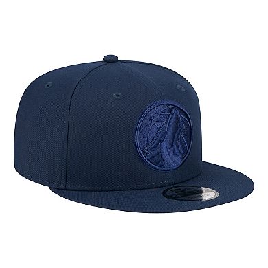 Men's New Era Navy Minnesota Timberwolves Tonal Color Pack 9FIFTY Snapback Hat