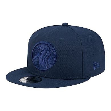 Men's New Era Navy Minnesota Timberwolves Tonal Color Pack 9FIFTY Snapback Hat