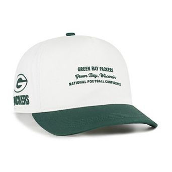 Men's '47 White Green Bay Packers Contemporary Two-Tone Hitch Adjustable Hat