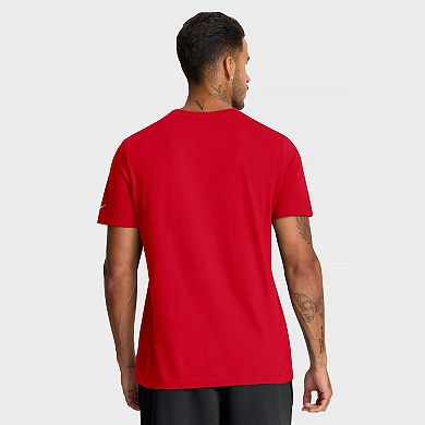Men's Nike Red Buffalo Bills Essential Logo T-Shirt