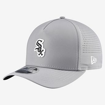 Men's New Era Gray Chicago White Sox Micro Logo 9FORTY M-Crown A-Frame Adjustable Hat