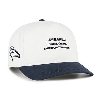 Men's '47 White Denver Broncos Contemporary Two-Tone Hitch Adjustable Hat