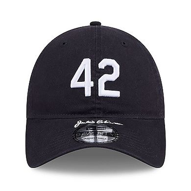 Youth New Era Navy Boston Red Sox 2026 Jackie Robinson Day 9TWENTY Adjustable Hat