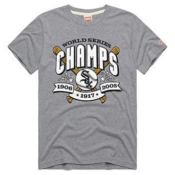 Men's Homage Gray Chicago White Sox Tri-Blend Hyperlocal T-Shirt