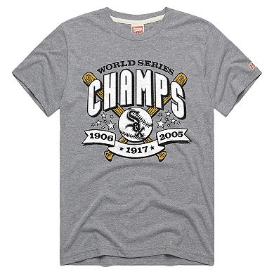 Men's Homage Gray Chicago White Sox Tri-Blend Hyperlocal T-Shirt