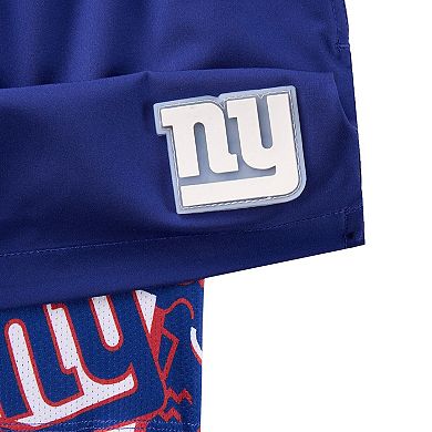 Men's Chubbies Blue New York Giants The Secret Lined Swim Trunks