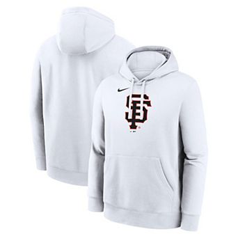 Men's Nike White San Francisco Giants Logo Club Hoodie
