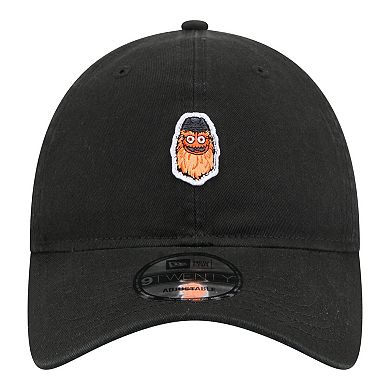 Men's New Era Black Philadelphia Flyers Mascot Patch 9TWENTY Adjustable Hat