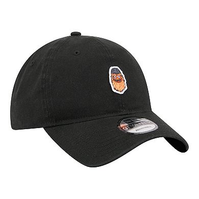 Men's New Era Black Philadelphia Flyers Mascot Patch 9TWENTY Adjustable Hat
