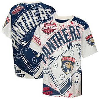 Youth Outerstuff Cream Florida Panthers Top Player T-Shirt