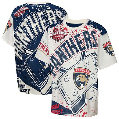 Youth Outerstuff Cream Florida Panthers Top Player T-Shirt
