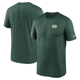 Men's Nike Green Green Bay Packers Sideline Legend Small Logo Dri-FIT T-Shirt