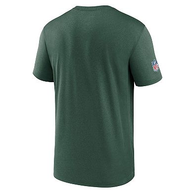 Men's Nike Green Green Bay Packers Sideline Legend Small Logo Dri-FIT T-Shirt