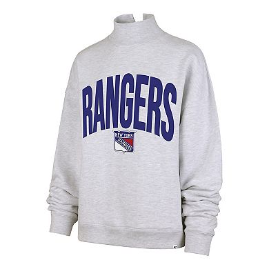 Women's '47 Heather Gray New York Rangers Subtle Muse Sweatshirt