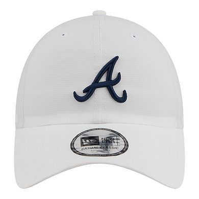 Men's New Era White Atlanta Braves Ripstop Casual Classic Adjustable Hat