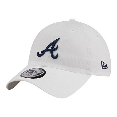 Men's New Era White Atlanta Braves Ripstop Casual Classic Adjustable Hat