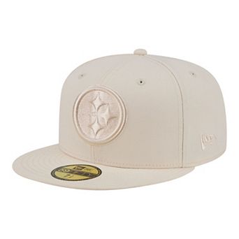 Men's New Era Cream Pittsburgh Steelers Color Pack 59FIFTY Fitted Hat