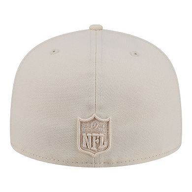Men's New Era Cream Pittsburgh Steelers Color Pack 59FIFTY Fitted Hat