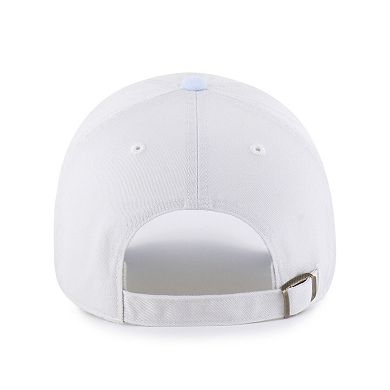 Women's '47 White/Light Blue Atlanta Braves Gelato Two-Tone Clean Up Adjustable Hat