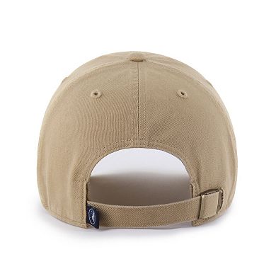 Men's '47 Khaki Minnesota Timberwolves Logo Clean Up Adjustable Hat