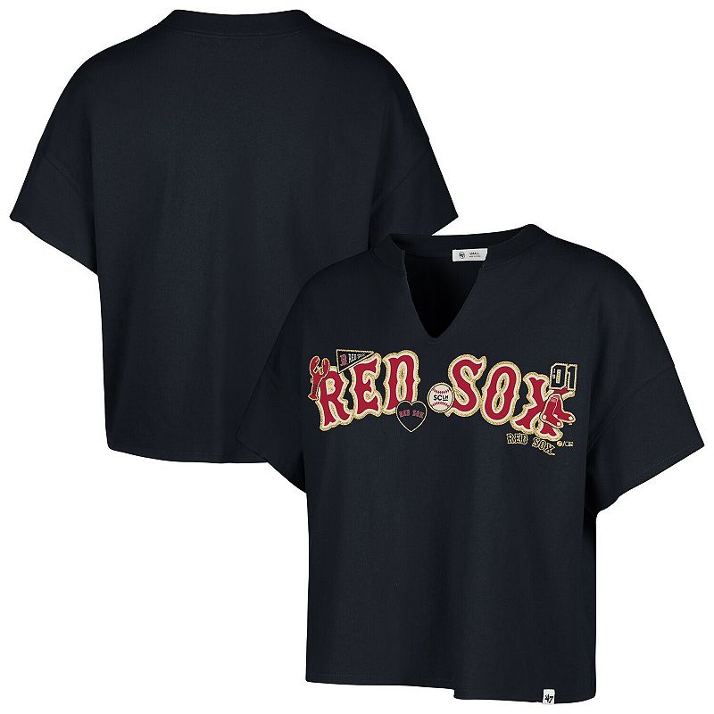 Women's '47 x Stoney Clover Lane Navy Boston Red Sox Over