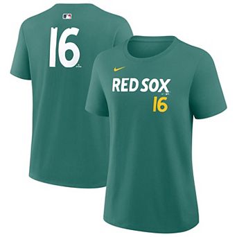 Women's Nike Jarren Duran Green Boston Red Sox City Connect Name & Number T-Shirt