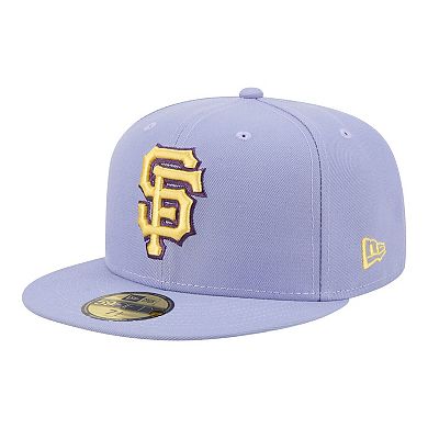 Men's New Era Light Purple San Francisco Giants Lavender Bloom 59FIFTY Fitted Hat