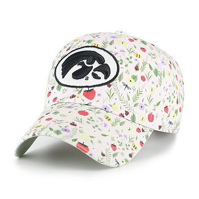 Women's '47 Light Pink Iowa Hawkeyes Posey Clean Up Adjustable Hat
