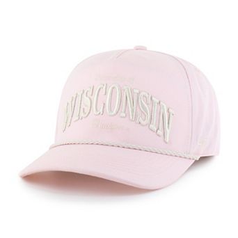 Men's '47 Light Pink Wisconsin Badgers Gelato Hitch Adjustable Hat