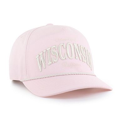 Men's '47 Light Pink Wisconsin Badgers Gelato Hitch Adjustable Hat