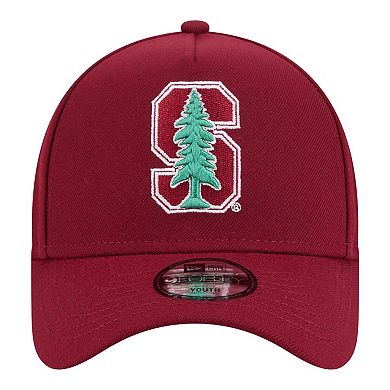 Youth New Era Cardinal Stanford Cardinal 9FORTY A-Frame Adjustable Hat