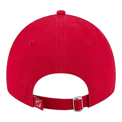 Men's New Era Red New Jersey Devils Mascot Patch 9TWENTY Adjustable Hat
