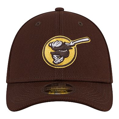 Men's New Era Brown San Diego Padres Dash 39THIRTY Flex Hat