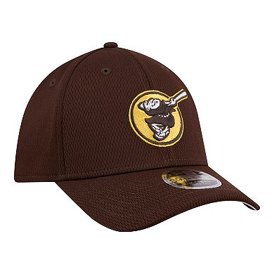 Men's New Era Brown San Diego Padres Dash 39THIRTY Flex Hat