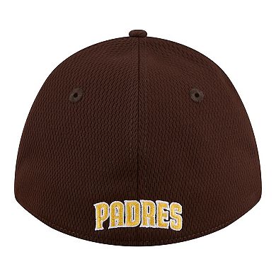 Men's New Era Brown San Diego Padres Dash 39THIRTY Flex Hat