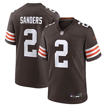Men's Nike Shedeur Sanders Brown Cleveland Browns Game Jersey