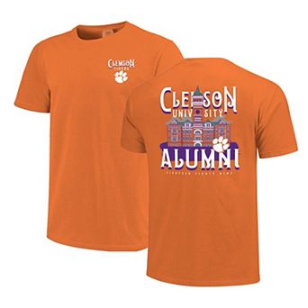 Women's Orange Clemson Tigers Comfort Colors Campus Alumni T-Shirt