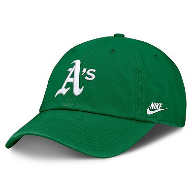 Men's Nike Green Oakland Athletics Cooperstown Club Adjustable Hat
