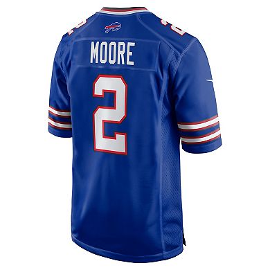 Men's Nike D.J. Moore Royal Buffalo Bills Game Jersey