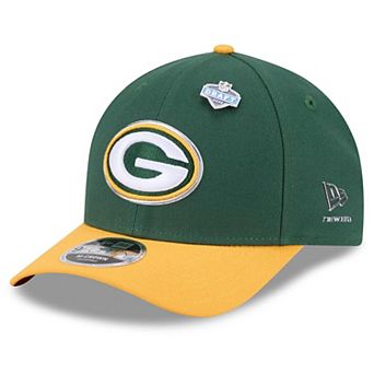Men's New Era Green/Gold Green Bay Packers 2026 NFL Draft 9FORTY M-Crown Adjustable Hat