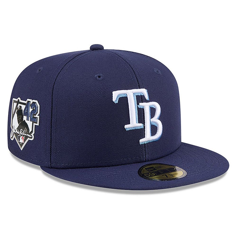 Men's New Era Navy Tampa Bay Rays 2026 Jackie Robinson Day 59FIFTY ...