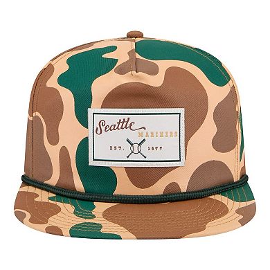 Men's New Era Camo Seattle Mariners Duck 19TWENTY Adjustable Hat