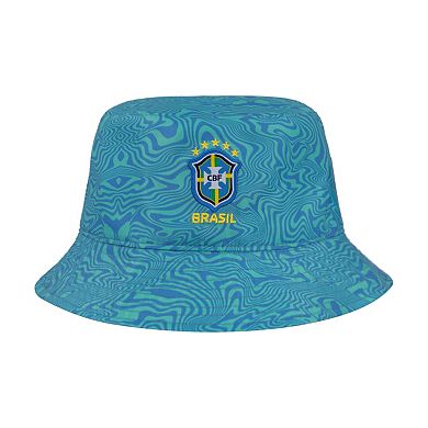 Men's Nike Green Brazil National Team Reversible Bucket Hat